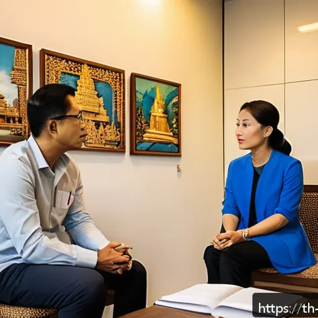 임상심리사 필수 실기 자료 - A professional clinical psychologist conducting a detailed patient interview in a modern therapy roo...